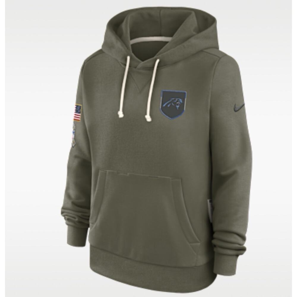 Carolina Panthers Nike Salute to Service Mens L Sweatshirt Dri Fit Hoodie 2025